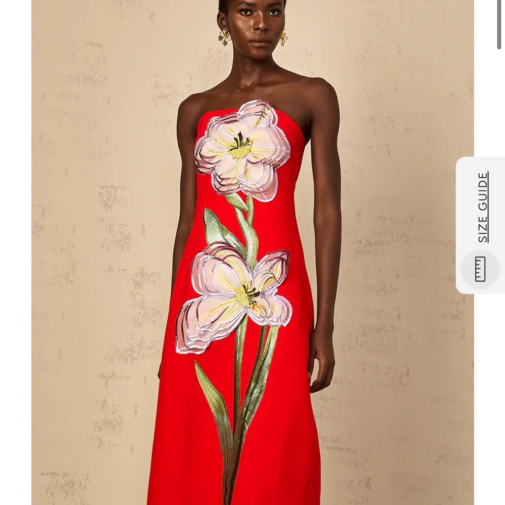 Miss Rosier Irene sequin embroidered dress size large